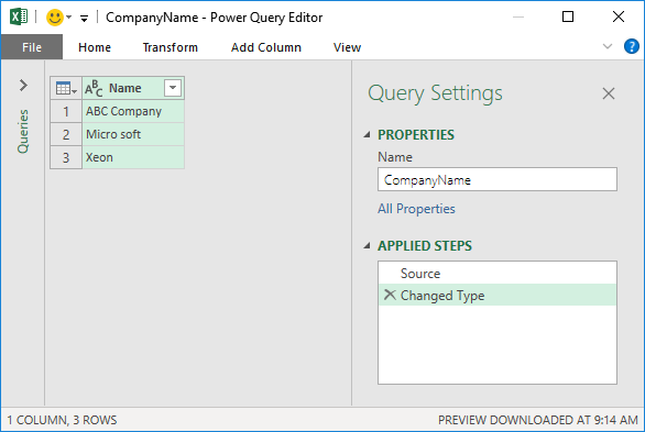 excel queries and connections